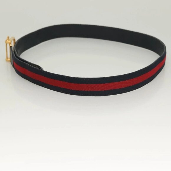 GUCCI Sherry Line Belt Leather 43.3\